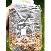 SPAWN DADDY&trade; 2 lb All-in-One Mushroom Grow Bag &ndash; Sterilized Triple Grain (Red Milo, Oats, Rye) with CVG Substrate &amp; Azomite Micronutrients &ndash; Ready to Use for Manure Loving Mushrooms