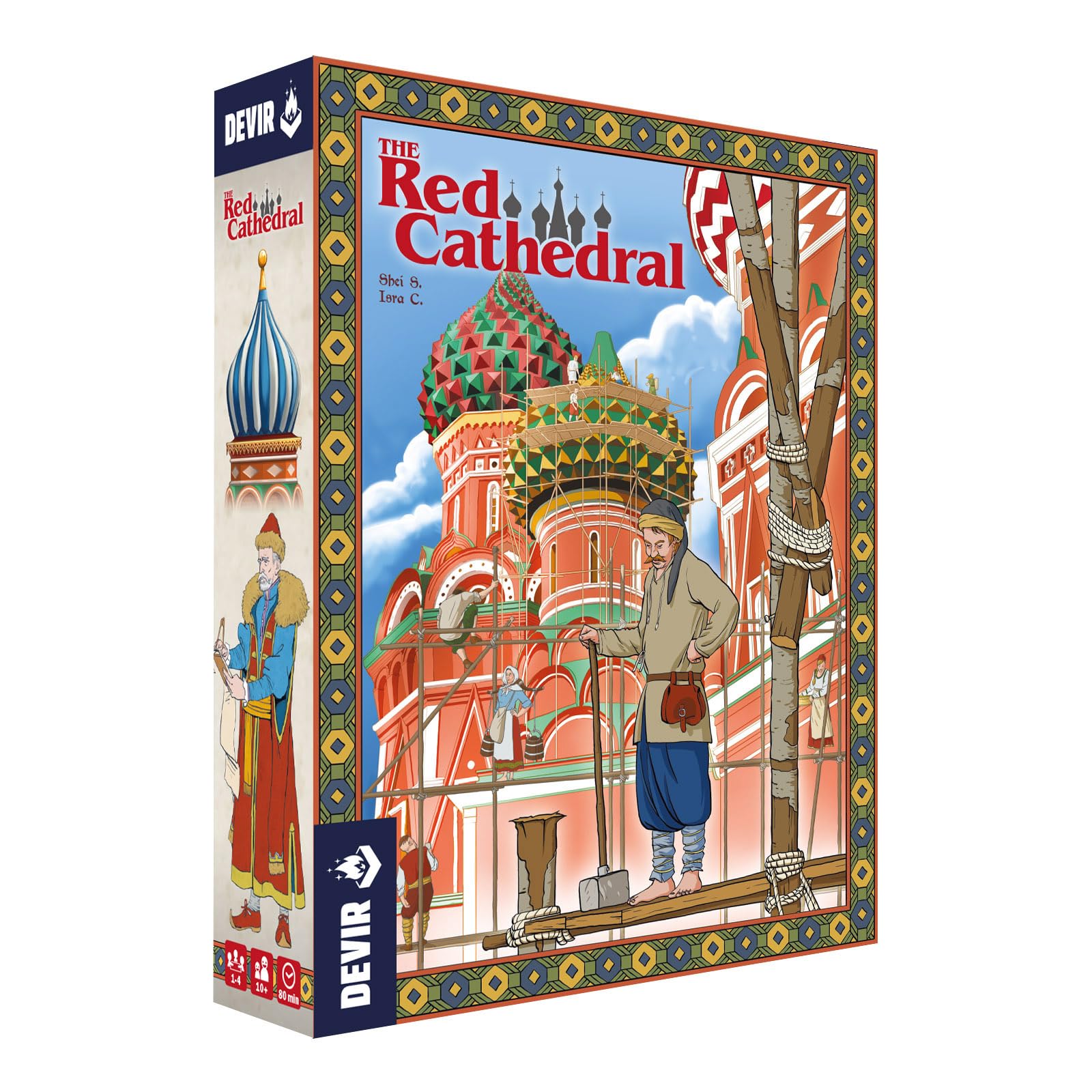 Thames & Kosmos - The Red Cathedral - Dice Worker Placement - Competitive Strategy Board Games for Adults & Kids, 1-4 Players, Ages 10+, BGRECML