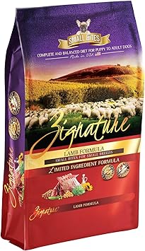 zignature dog food small breed