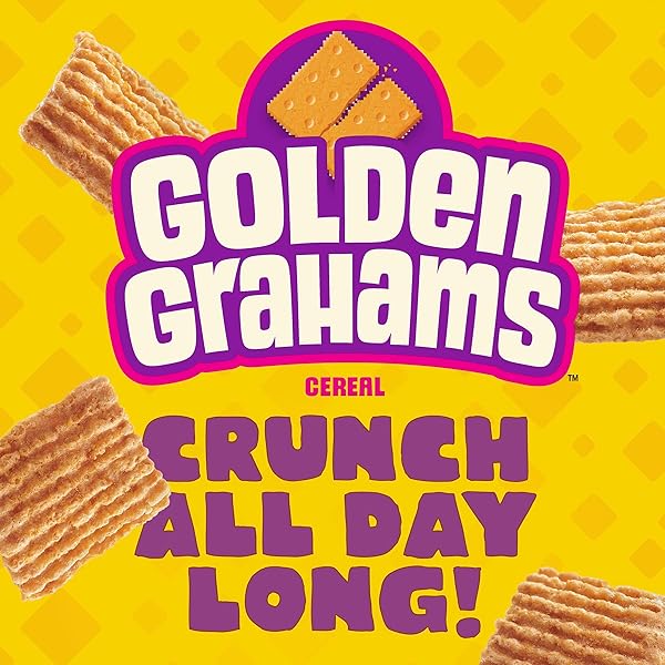 GOLDEN GRAHAMS BREAKFAST CEREAL, GRAHAM CRACKER TASTE, MADE WITH WHOLE GRAIN, FAMILY SIZE, 18.9 OZ