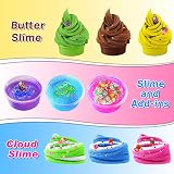 YOPINSAND Ice Cream DIY Slime Kit 26-Piece Butter Cloud Slime Add-ins view 4