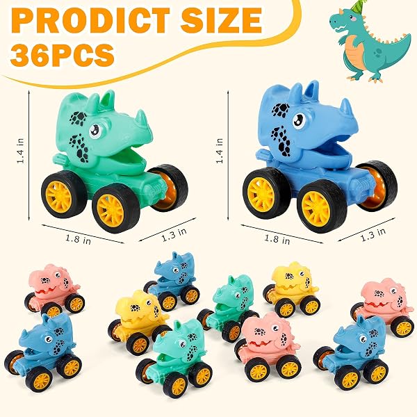 36 PACK VALENTINES DAY CARDS FOR KIDS SCHOOL – 36 DINOSAUR PULL BACK CARS TOYS WITH VALENTINES CARDS FOR KIDS CLASSROOM- KID VALENTINE’S CLASSROOM EXCHANGE PRIZE TOY BOYS GIRLS VALENTINE PARTY FAVORS