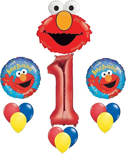 Download Elmo 1st Birthday 28 Foil Balloon Elmo Party Decor Elmo Theme Elmo Birthday 1st Birthday Sesame Street Elmo 1st Party Elmo Theme Balloons Party Decor