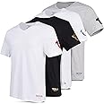 True Religion Mens Undershirts 4 Pack Mens Lightweight Mens Undershirt, 100% Cotton
