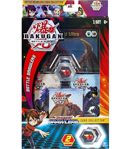 Amazon.com: Bakugan, Deluxe Battle Brawlers Card Collection with