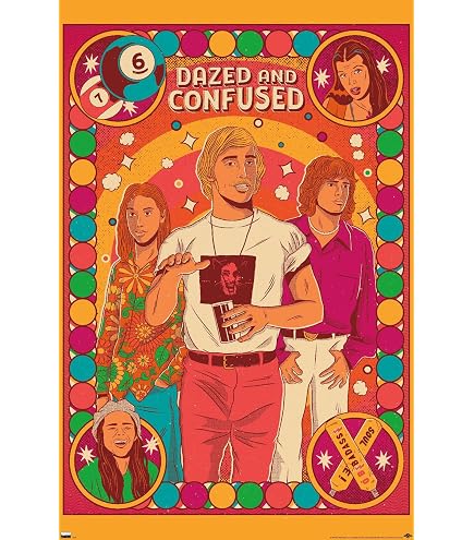 CHYCYGDH Dazed And Confused Poster Vintage Movie Poster Art Decor
