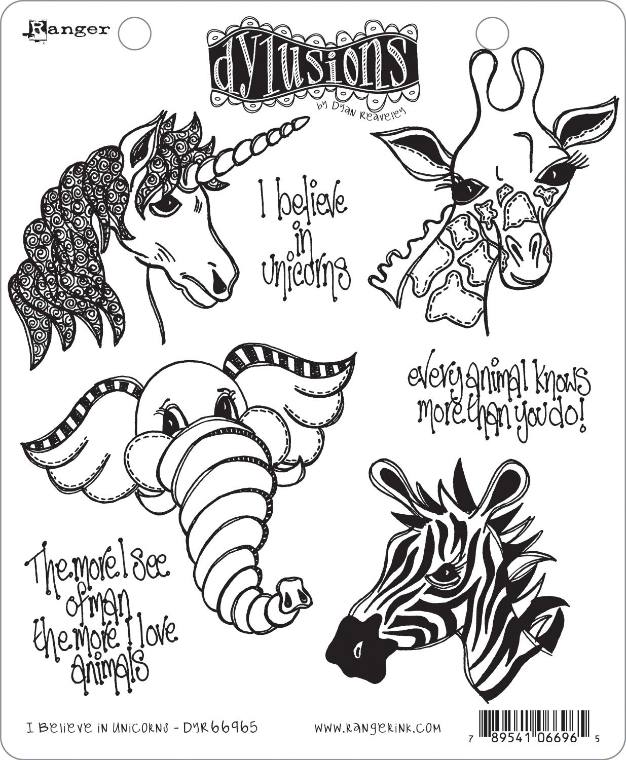 RangerDylusions Cling Stamp Set 8.5 x 7 x 0.25