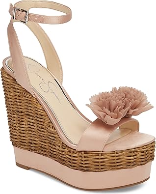 nude wedges amazon