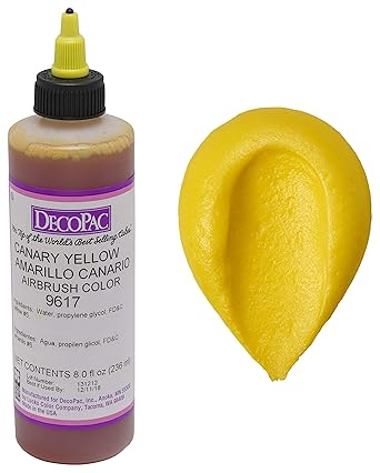 Decopac Premium Airbrush Color Amarillo Canario 8 Onzas Amazon Com Grocery Gourmet Food