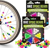 SOL 72pcs Bike Spoke Beads Multicoloured Clip On Reflectors Kids Accessories view 1