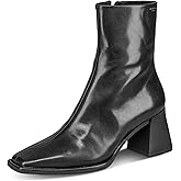 Vagabond Shoemakers Women's Hedda Leather Bootie, Black, 9 Medium