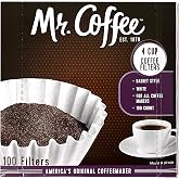 Mr. Coffee 4-Cup Coffee Filters, 100 Count (Package May Vary)