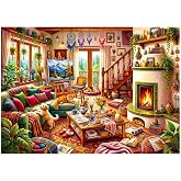 Warmth of Home Jigsaw Puzzles for Adults 1000 Pieces, 1000 Piece Puzzles | 1000 Piece Puzzle for Adults, Cardboard, Fun & Relaxing Puzzles for Stress Relief, 28