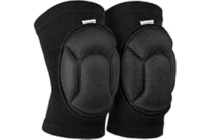Soudittur Adult Soft Knee Pads for Dance, Thick Sponge Collision Avoidance pad, for Construction Football Volleyball Yoga War