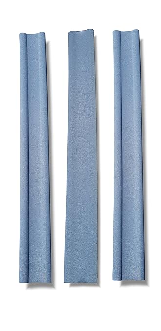 Wowe 3X Zugluftstopper bis 95x11 Türdichtung Zugluftrolle Türwindstopper Tür dichten Luftzugstopper Schutz vor Lärm und Zuglu