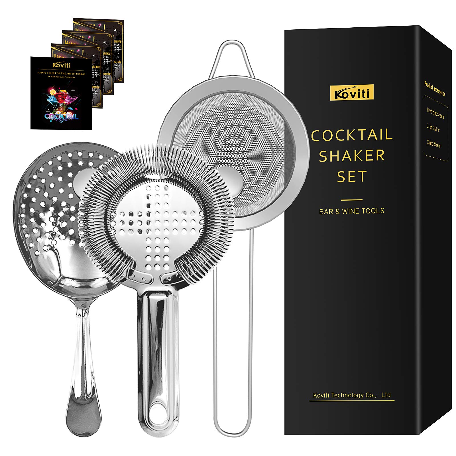 Buy Cocktail StrainerStainless Steel Bar Tools Bartender Cocktail