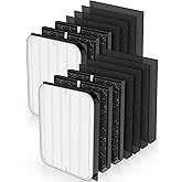 Generic 3500 Replacement Filters Compatible with Air Doctor 3000 Series Air Purifier, fits Model 3000, 3500, and 3500i, 2 Premium Filter + 4 Activated Carbon Filter + 8 Pre-Filters