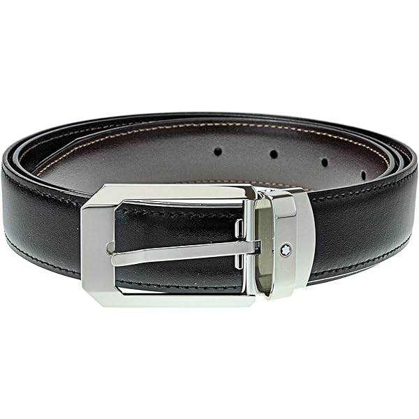 Montblanc Unisex Adult's Classic Line Belt, Black, 120 UK at