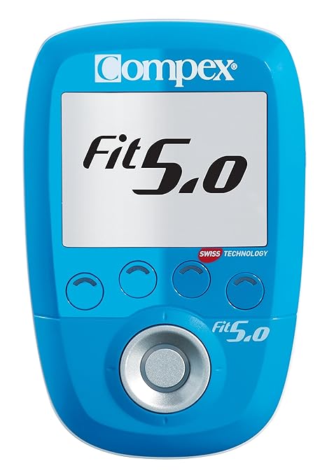 title=Compex Fit 5.0 Elettrostimolatore, Blu