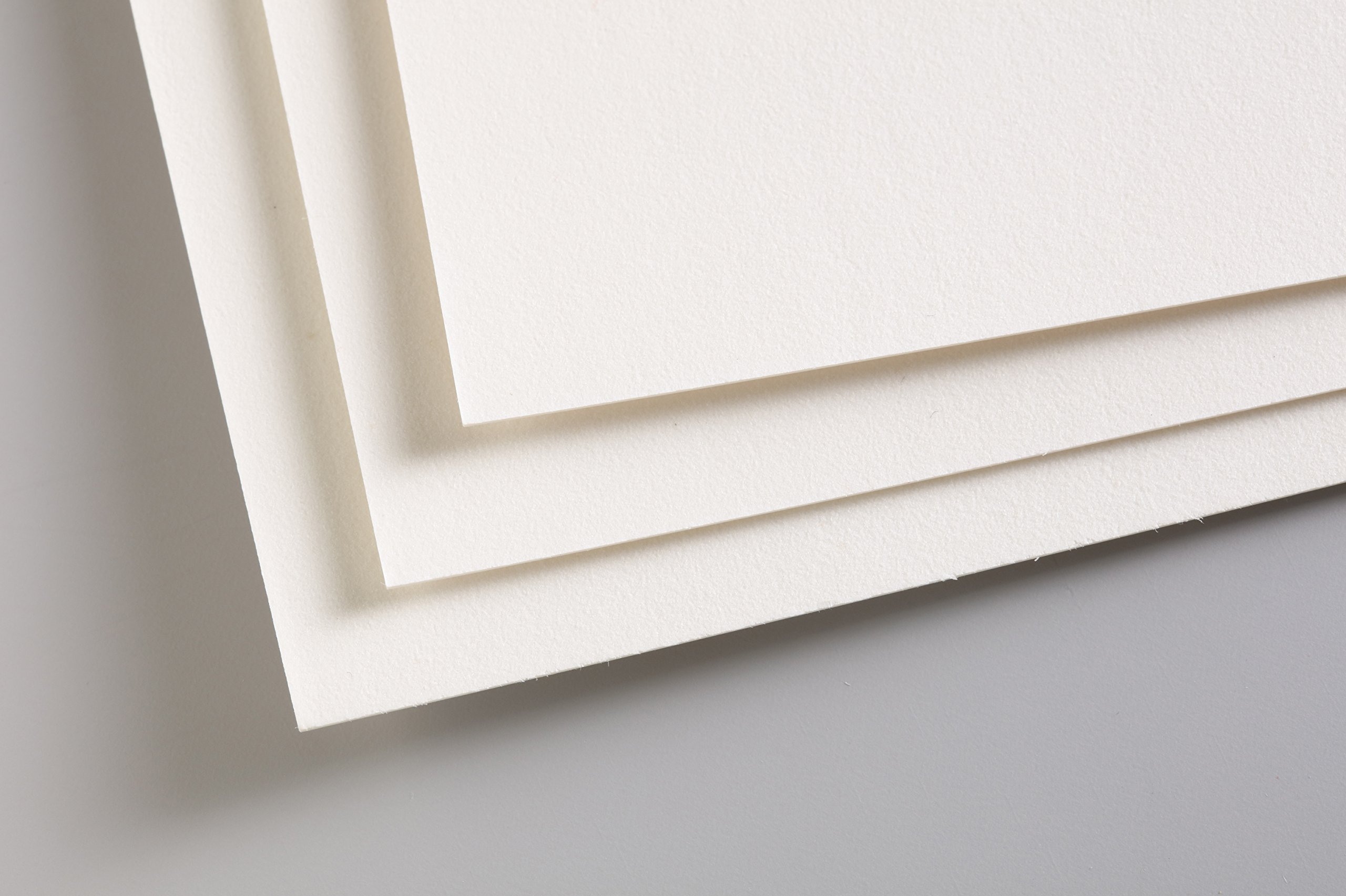 Clairefontaine - Ref 296010C - Pastelmat Card Sheets (Pack of 5 Sheets) - 360gsm Card - 70 x 100cm - White Colour - Specially Formulated For Use With Pastels