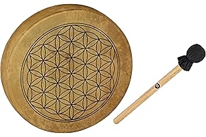 Meinl Sonic Energy 15" Native American Style Hoop Shaman Drum with Mallet For Meditation, Sound Healing Therapy, ASMR, Yoga
