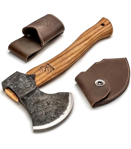 Haches tomahawk en acier damas faites à la main avec