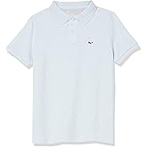 vineyard vines Boys' Edgartown Short Sleeve Pique Polo, Jake Blue, 5