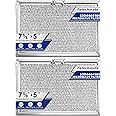 WB06X10608 5304464105 Microwave Grease Filter fit for Frigi.daire G.E Microwave by Fetechmate Replace 5304517871 5304478913 5304509444, 5 x 7-5/8 Microwave Grease Filter, Pack of 2