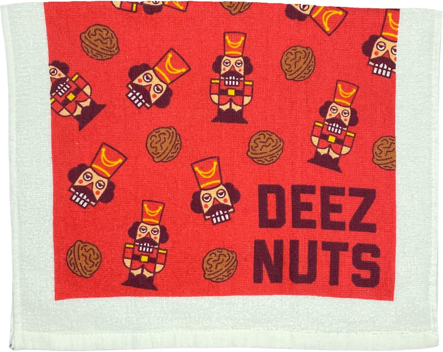 Nutcrackers - Deez Nuts Funny Christmas Nutcracker Tea Towel Crazy Dog Novelty Tea Towels for Christmas Holiday Soft Strong Funny Towel Deez Nuts