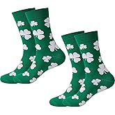FancyBull Men St Patricks Day Socks Adult Cotton Funny Socks