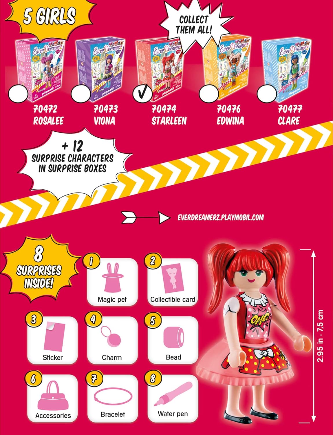 Playmobil, EverDreamerz 70474 Starleen, Comic World Water Pen, for Children Ages 7+, Fun Imaginative Role-Play - Image 4