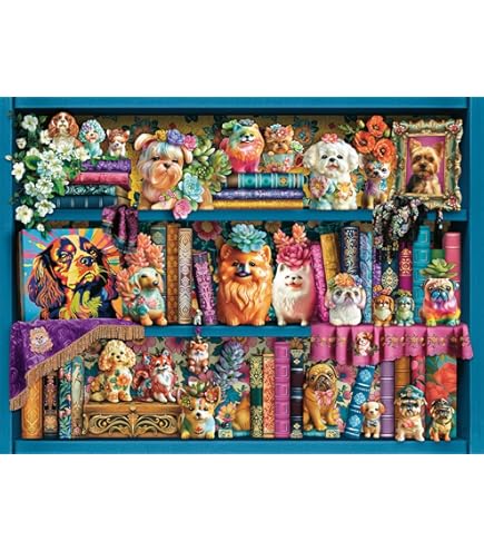 Amazon.com: Ravensburger Cats and Succulents Jigsaw Puzzle - 500