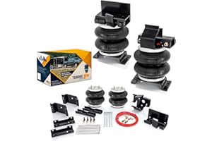 TORQUE Airbag Air Bag Suspension Kit for 2014-2025 Dodge Ram 2500 2WD 4WD Rear Helper Bag Spring Towing 5000 lbs (Replaces Firestone Ride Rite 2598) (TR2598)