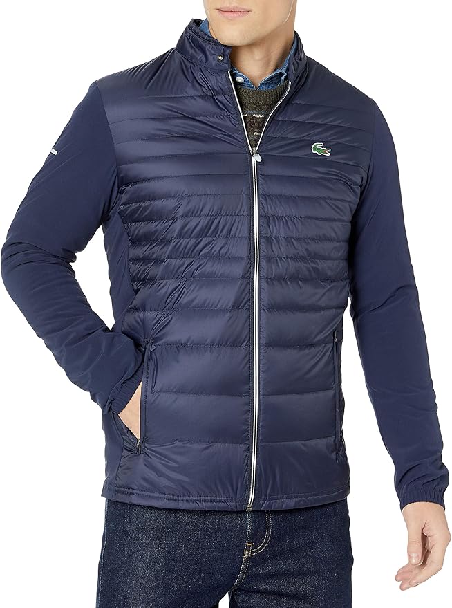 Amazon.com: Lacoste mens Sport Long Sleeve Padded Golf Jacket: Clothing
