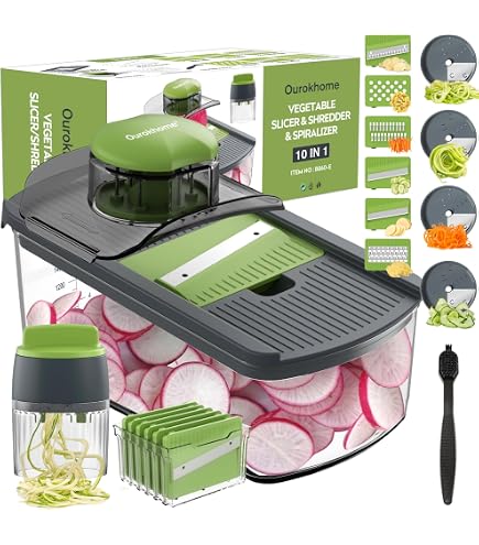 Amazon.com: Fullstar Mandoline Slicer for Kitchen, Fruit Cutter