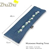 Zhu-Zhu Lavender Body Wrap Denim Daisy Chain; Microwavable Wheat Bag 48x14cm view 6