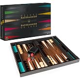 Spin Master Games Legacy Deluxe Wooden Backgammon Classic 2-Player Original Board Game Set with Cups and Dice, for Kids and Adults Aged 8 and up