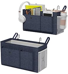 Edudif Bedside Caddy Bedside Organizer with Fixed