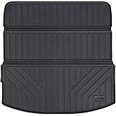 AltraVos Large Cargo Liners Custom Fit for 2024 2025 Mazda CX90, Foldable Trunk Mat for 2024 Mazda CX-90, TPE All Weather Waterproof Rear Cargo Mat Easy to Clean-Black