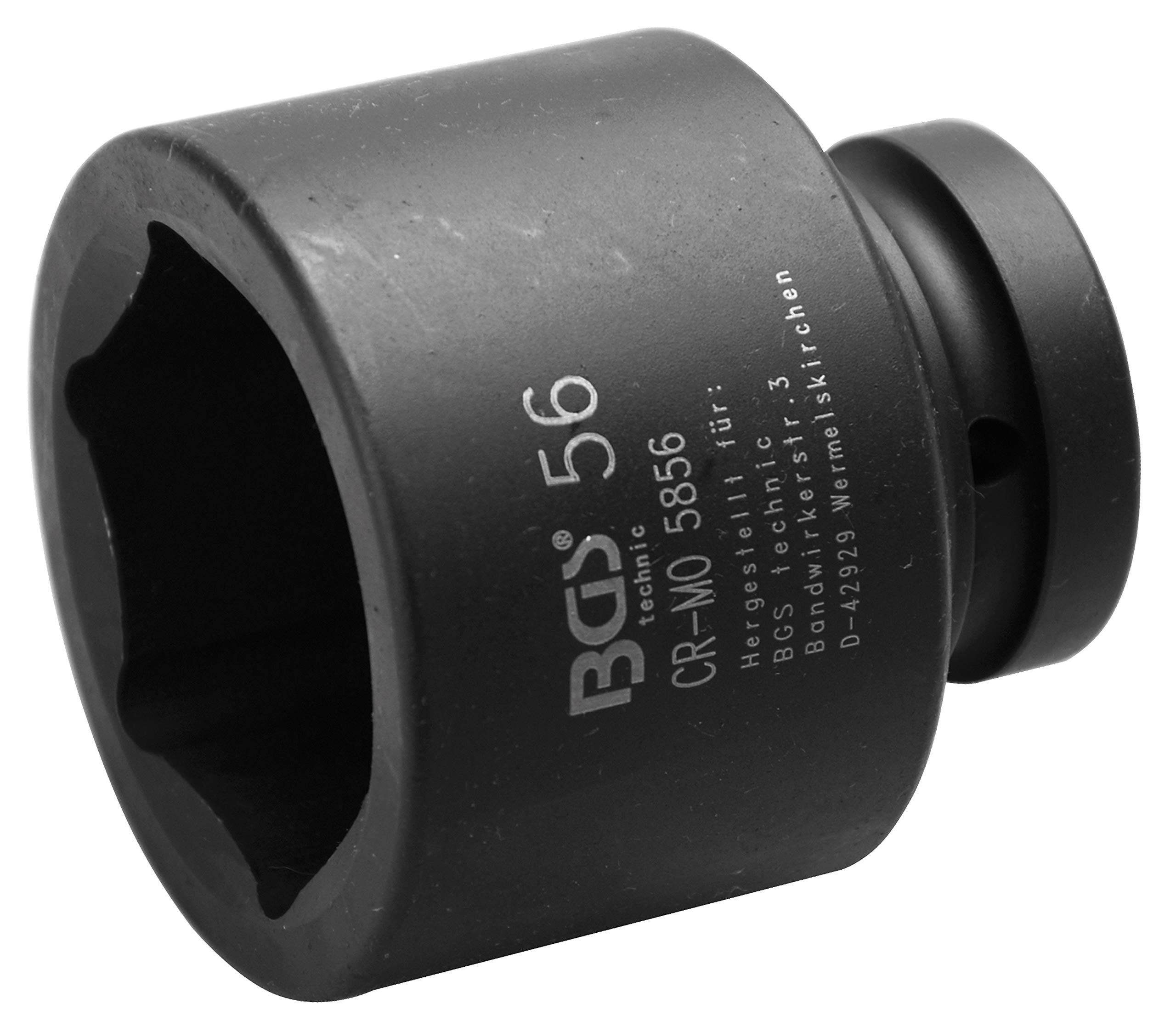 BGS 5856 | Impact Socket, Hexagon | 25 mm (1") Drive | 56 mm
