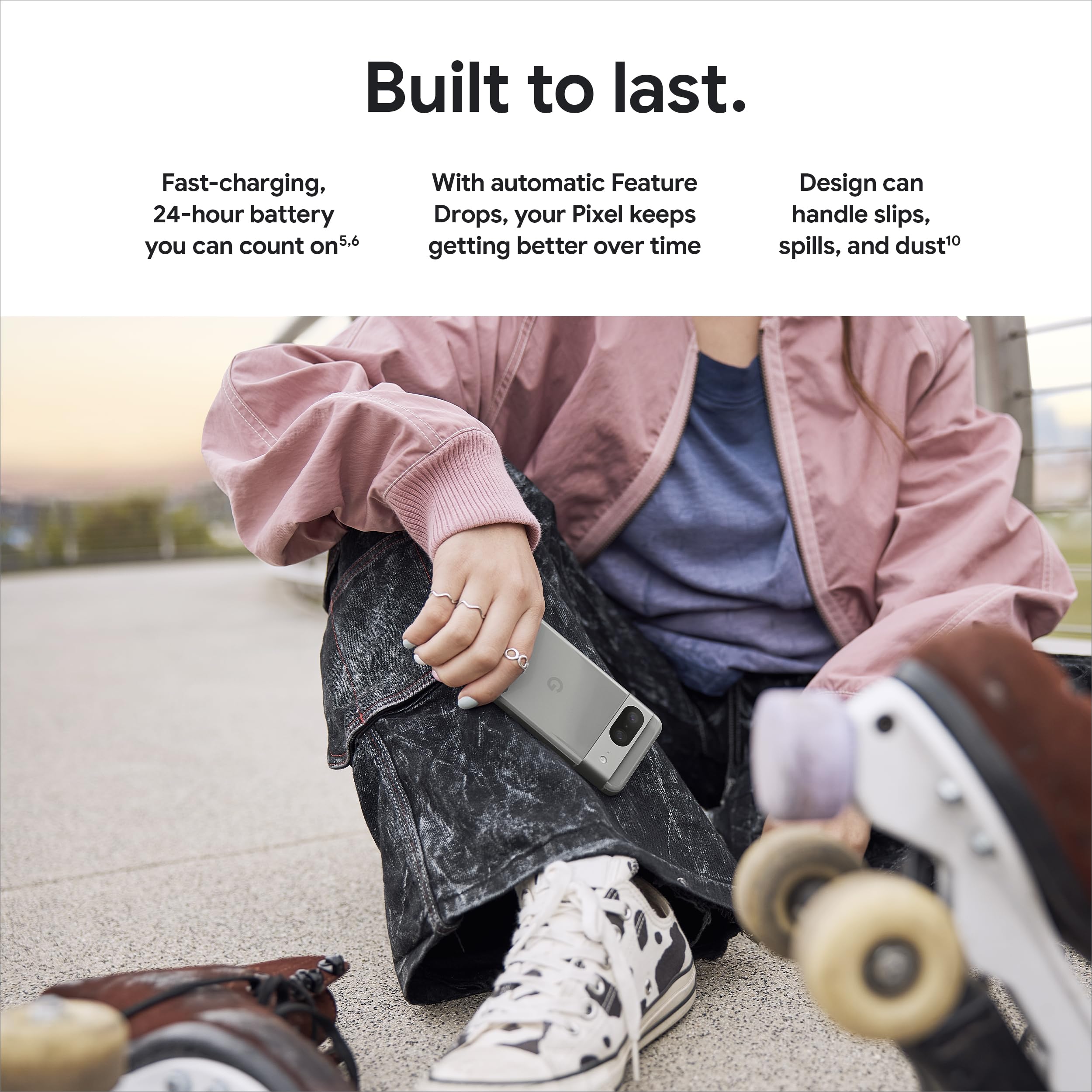 Google Pixel 8: teléfono inteligente Android desbloqueado con cámara Pixel avanzada, batería de 24 horas y seguridad potente - Obsidiana - 128 GB