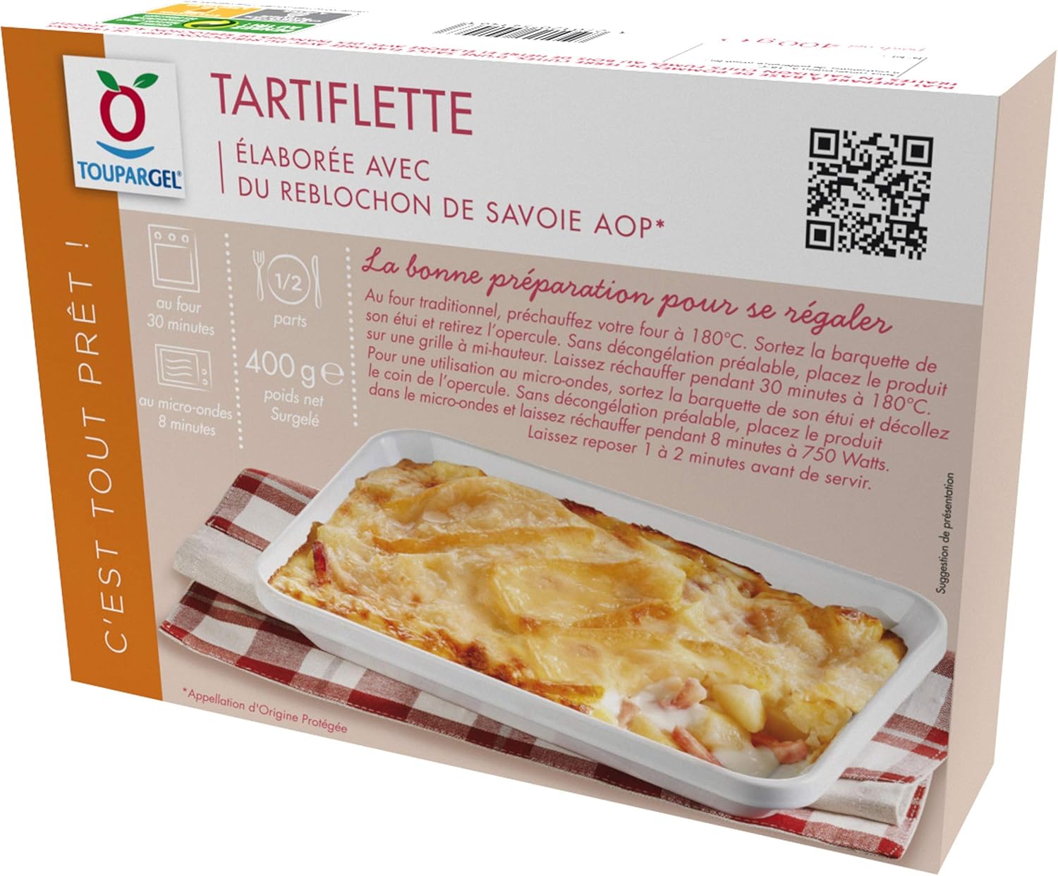 Tartiflette Surgelee Elaboree Avec Du Reblochon De Savoie Aop