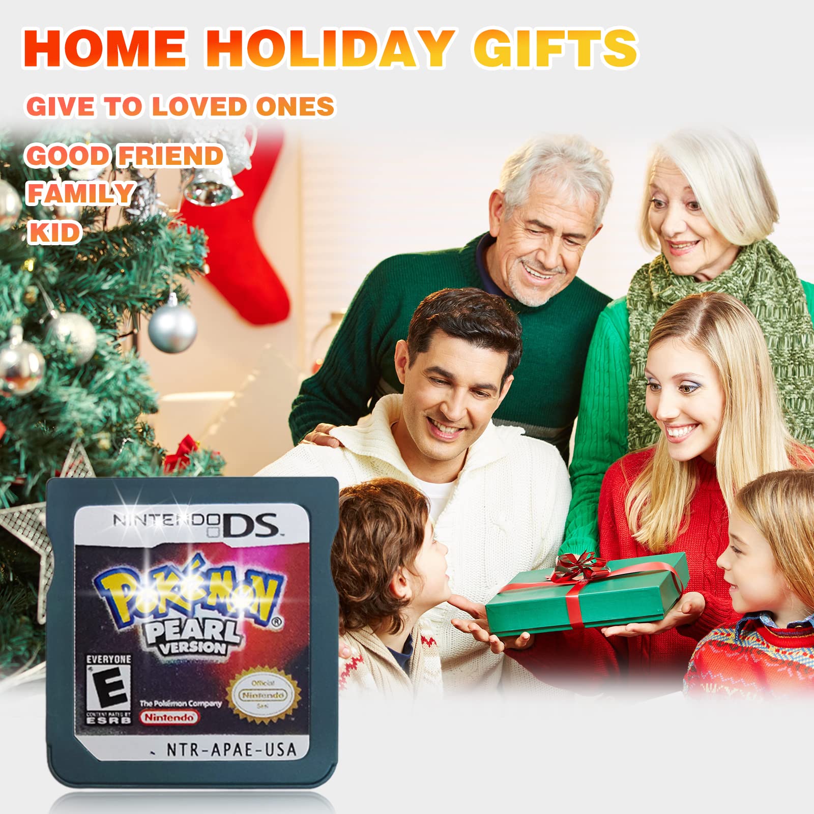 YIXIND Pokemon Soul Silver,Heart Gold,Platinum, Diamond,Pearl Version Game Cartridges Game Card for Compatible NDS/NDSL/NDSI/NDSLL/NDSXL/3DS/2DS