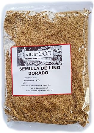 Semillas de Lino Dorado - 1kg: Amazon.es: Alimentación y bebidas