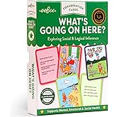 eeBoo: What's Going on Here? Conversation Flashcards, Develops Empathy Through Friendly Illustrations of Social Situations, D