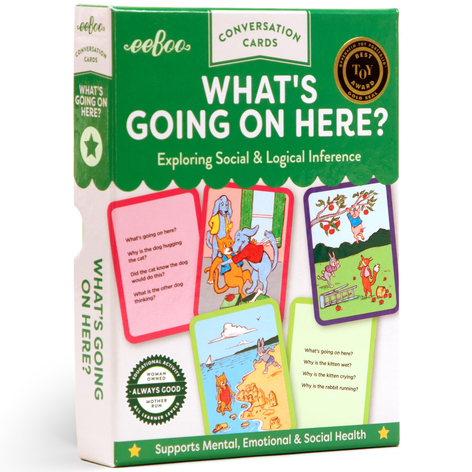 eeBoo What's Going On Here? Conversation Flashcards