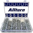 Allturn 3000 Pieces Hot Staples Plastic Welder Staples, Welding Hot Staples Wave, Corner & Flat for Repair Car Bumpers 0.8 & 
