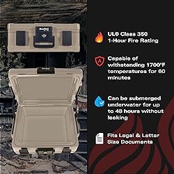 FireKing SureSeal Fire Safe with Key Lock, 1 Hour