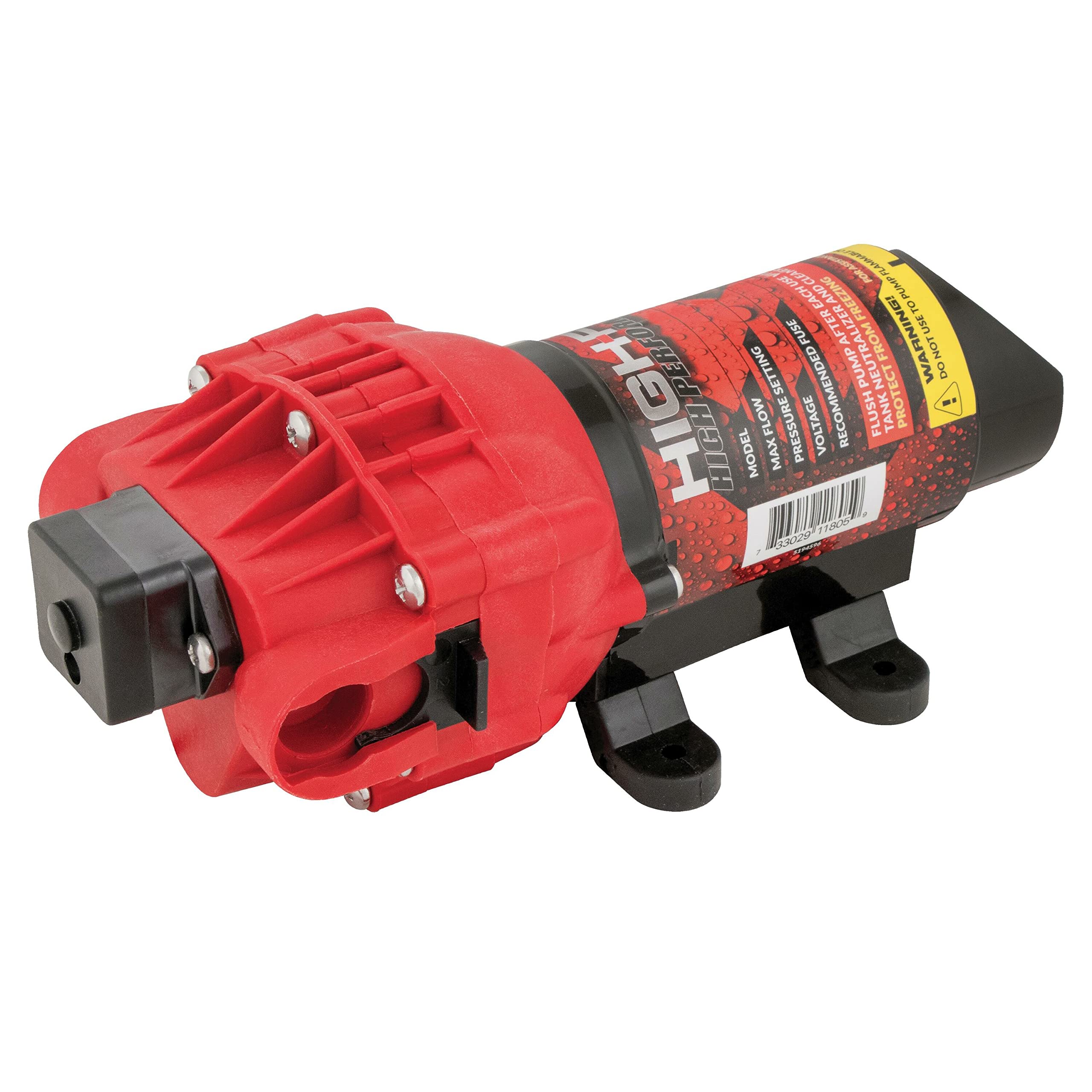 Photo 1 of FIMCO 5151087 2.4 GPM 12 Volt High Performance (Hi Flo) Diaphragm Sprayer Pump 60 PSI Max 10 Amps Approved for use w/Roundup