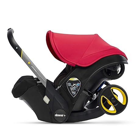 red doona stroller